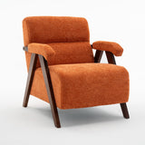 Modern Accent Chair With Tufted Armchair For Reading Room