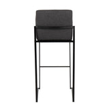 Fuji - Contemporary High Back Barstool Elegant Design