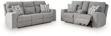 Biscoe Power Reclining Sofa and Loveseat - 90503U1