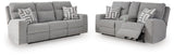 Biscoe Power Reclining Sofa and Loveseat - 90503U1