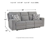 Biscoe Power Reclining Sofa, Loveseat and Recliner - 90503U2