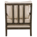 Blanchett Upholstered Bobbin Accent Chair Beige and Natural - 905362