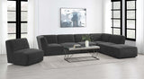 Cobie Upholstered Armless Swivel Chair Dark Charcoal - 905713