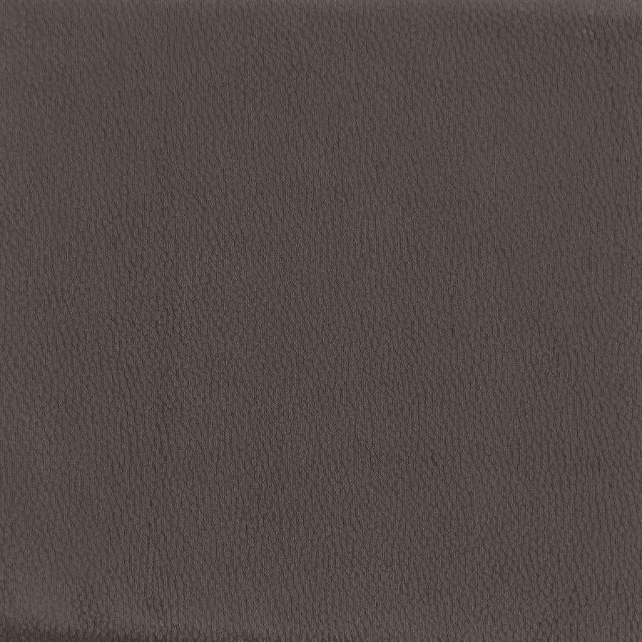Aloma Upholstered Tufted Armless Accent Chair Brown - 907503
