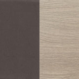 Aloma Upholstered Tufted Armless Accent Chair Brown - 907503