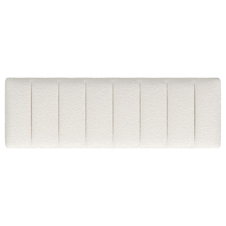Mesa Boucle Upholstered Tufted Accent Bench Vanilla - 907514