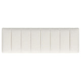 Mesa Boucle Upholstered Tufted Accent Bench Vanilla - 907514