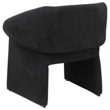 Ramsey Upholstered Sloped Arm Accent Chair Black - 907524