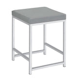 Upholstered Square Vanity Stool