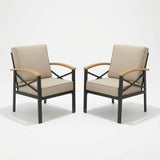 Outdoor Patio Armchair, All Weather (Set of 2)