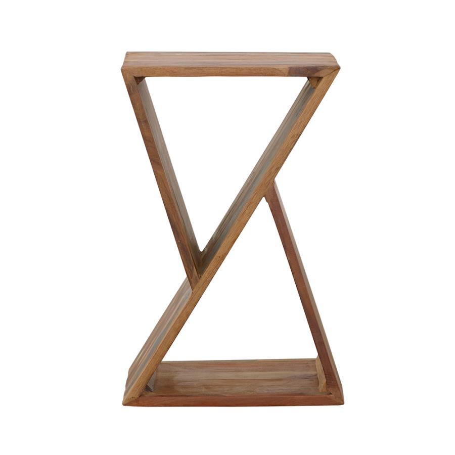 Lily Solid Reclaimed Wood Accent Side Table Natural - 910180