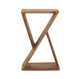 Lily Solid Reclaimed Wood Accent Side Table Natural - 910180