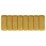 Summer Fabric Upholstered Tufted Accent Bench Mustard Yellow - 910292