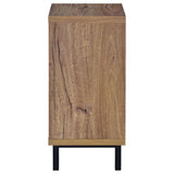 Teller 1-door Entryway Shoe Storage Bench Natural Oak - 910311