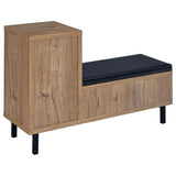 Teller 1-door Entryway Shoe Storage Bench Natural Oak - 910311