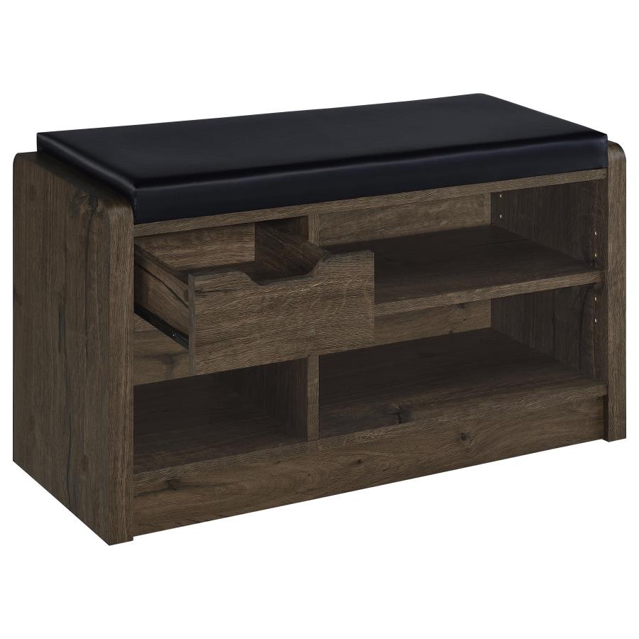 Arrington Storage Bench Smoked Oak - 910321