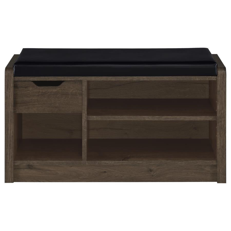 Arrington Storage Bench Smoked Oak - 910321