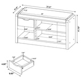 Arrington Storage Bench Smoked Oak - 910321