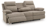 Side-Swipe Reclining Sofa with Drop Down Table - PC9140589