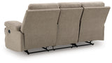 Side-Swipe Reclining Sofa with Drop Down Table - PC9140589