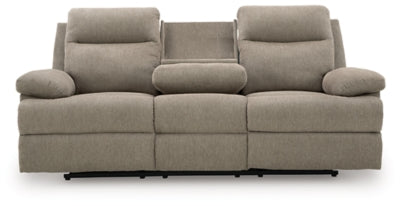 Side-Swipe Reclining Sofa with Drop Down Table - PC9140589