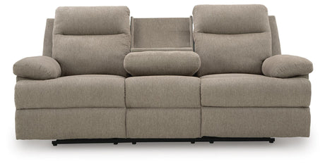 Side-Swipe Reclining Sofa with Drop Down Table - PC9140589