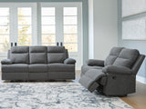 Side-Swipe Reclining Sofa and Loveseat - PC91406U1