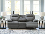 Side-Swipe Reclining Sofa with Drop Down Table - PC9140689