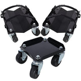 Heavy Duty Snowmobile Dolly With V Slide And Swivel Casters Steel, 1500Lbs Capacity