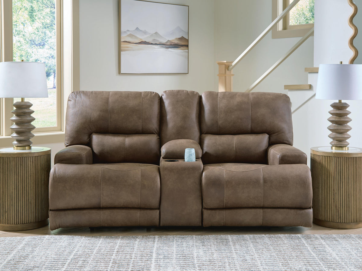 Beckley Place Power Reclining Loveseat with Console - PC9180218