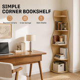 5 Tier S - Shaped Corner Shelf For Living Room