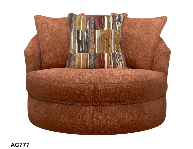 PK Luscious-Sepia Swivel Chair - AC777