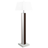 Elena 67-inch Square Tapered Mirrored Floor Lamp Brown - 920178