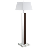 Elena 67-inch Square Tapered Mirrored Floor Lamp Brown - 920178