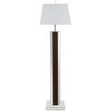 Elena 67-inch Square Tapered Mirrored Floor Lamp Brown - 920178