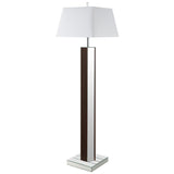 Elena 67-inch Square Tapered Mirrored Floor Lamp Brown - 920178