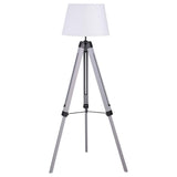 Dayton 56-inch Empire Shade Metal Tripod Floor Lamp Grey - 920212
