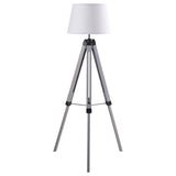 Dayton 56-inch Empire Shade Metal Tripod Floor Lamp Grey - 920212