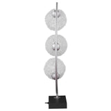 Claudia 30-inch Woven Spherical Metal Table Lamp Black - 920233