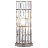 Wanda 20-inch Crystal Shade Bedside Table Lamp Black - 920234
