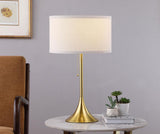 Elmira 24-inch Drum Shade Metal Table Lamp Gold - 920241