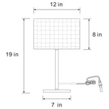 Ramiro 66-inch Drum Shade Metal Bedside Table Lamp Gold - 920304