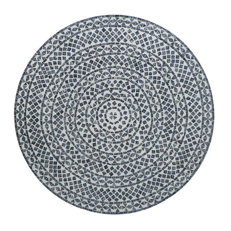 Unique Capiz Coffee Table & Pedestal Base