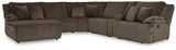 Top Tier 6-Piece Reclining Sectional with Chaise - 92705S2