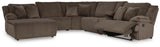 Top Tier 6-Piece Reclining Sectional with Chaise - 92705S2
