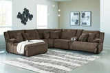 Top Tier 6-Piece Reclining Sectional with Chaise - 92705S2