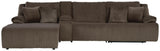 Top Tier 4-Piece Reclining Sectional with Chaise - 92705S14