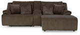 Top Tier 3-Piece Reclining Sectional Sofa with Chaise - 92705S4