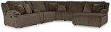 Top Tier 6-Piece Reclining Sectional with Chaise - 92705S1