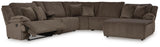 Top Tier 6-Piece Reclining Sectional with Chaise - 92705S1